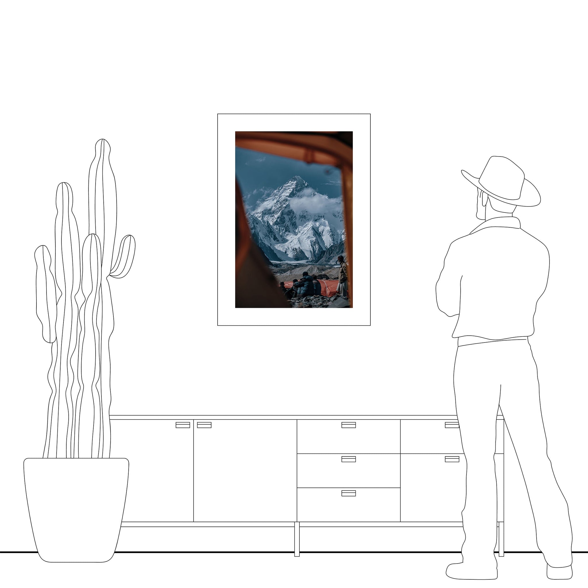 no frame~Extra-Large