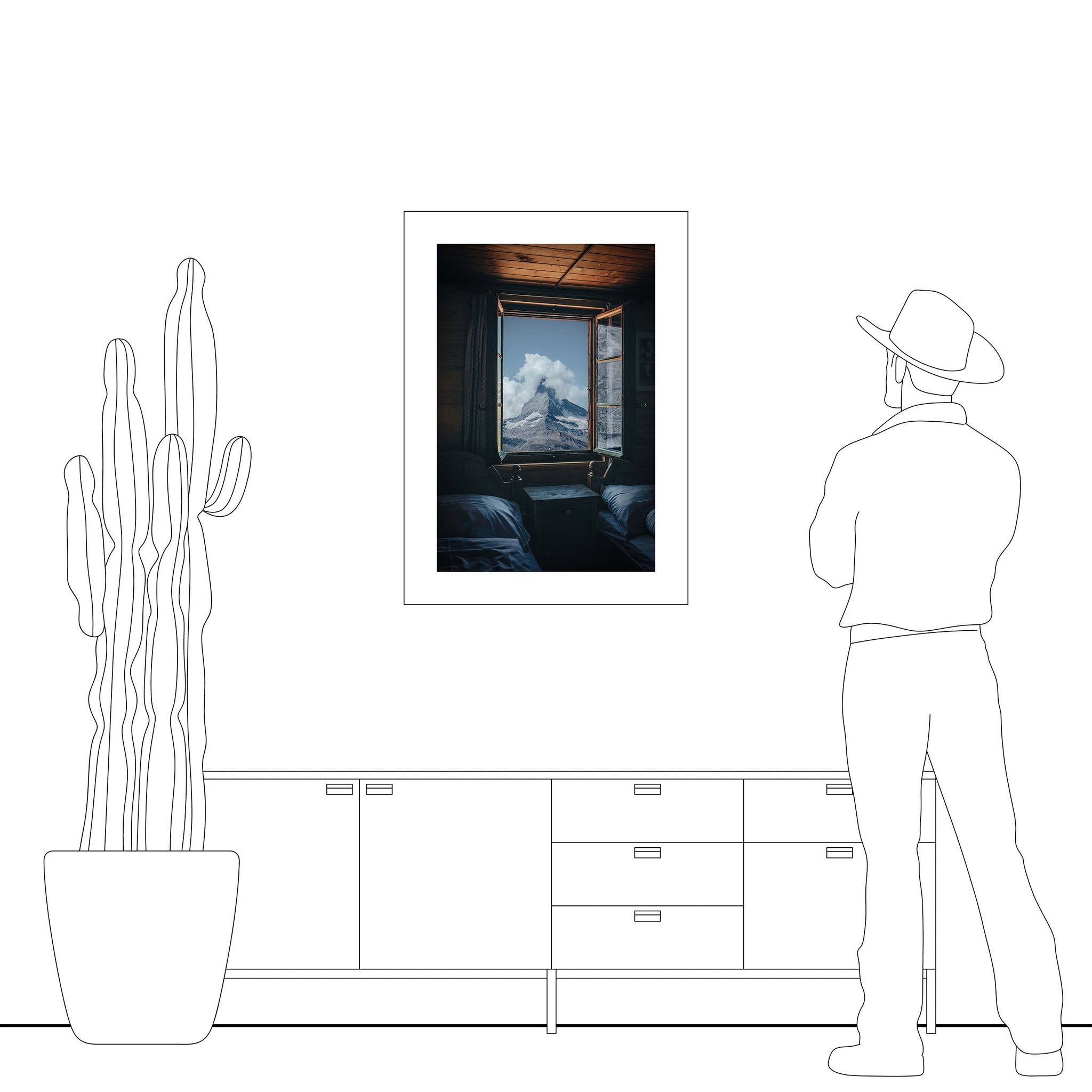 no frame~Extra-Large