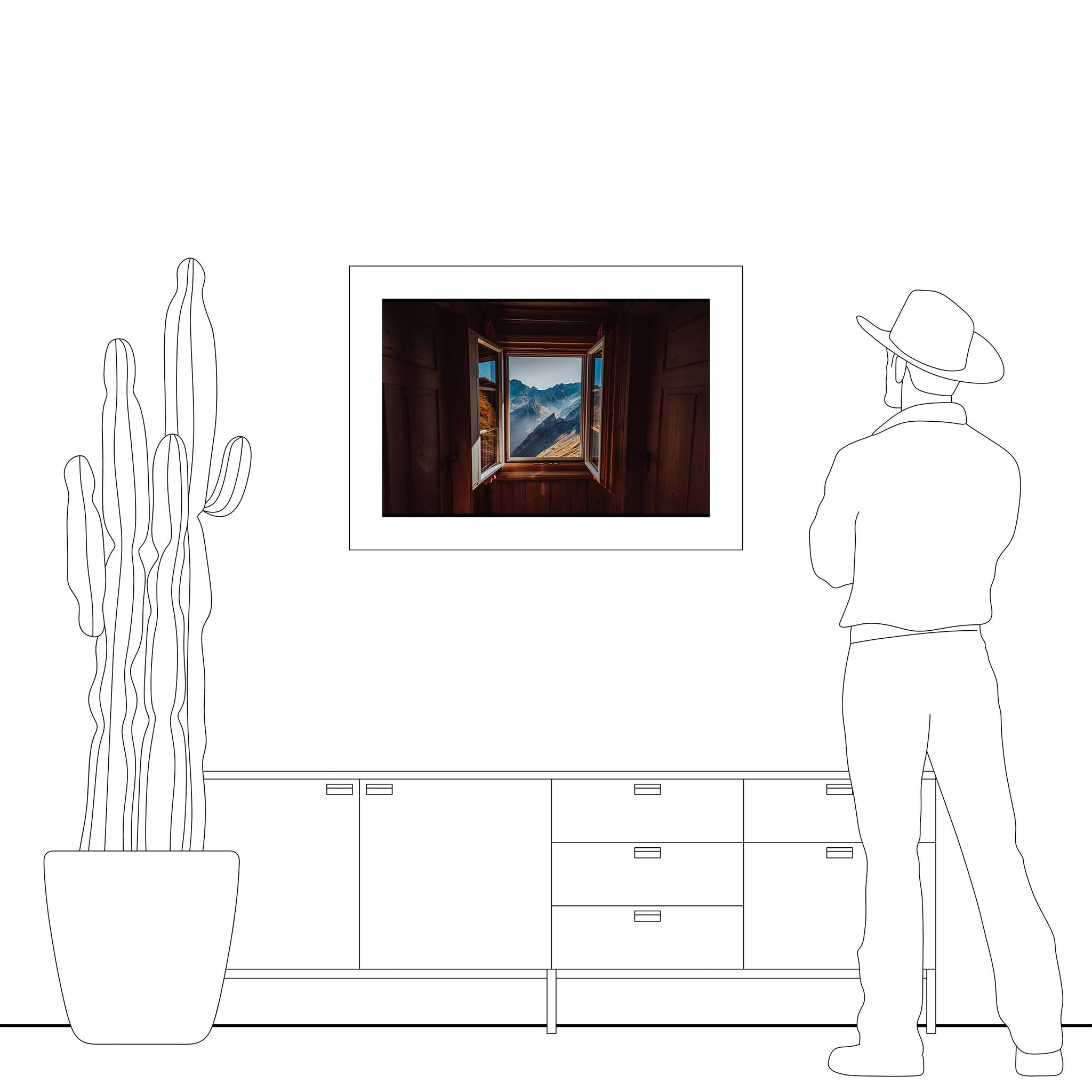 no frame~Extra-Large